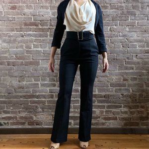 Prada High-Waist Wool Pants Size 40